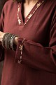 Image for Kusvaa Ws1082 Marelda Straight Fit Kurta Closeup Latest