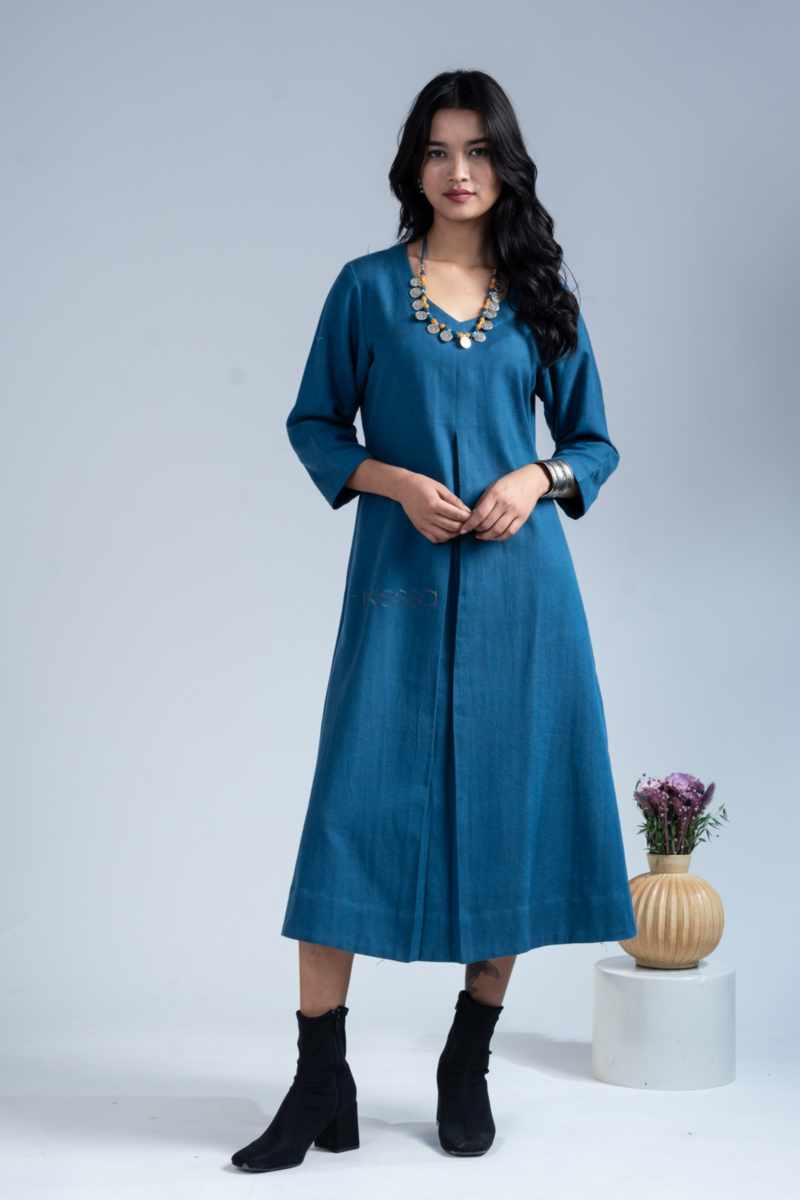 Image for Kusvaa Ws1085 Moneshaa Woolen Dress Closeup 2