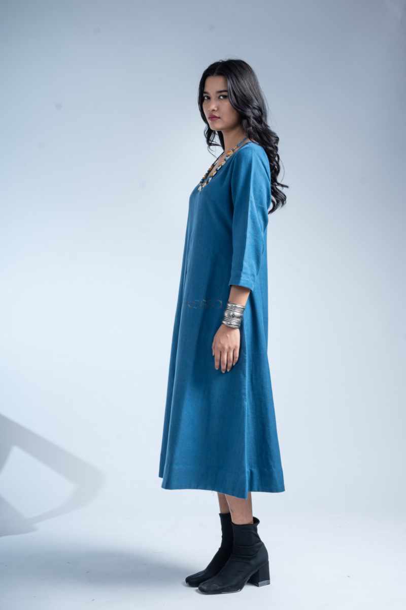 Image for Kusvaa Ws1085 Moneshaa Woolen Dress Side