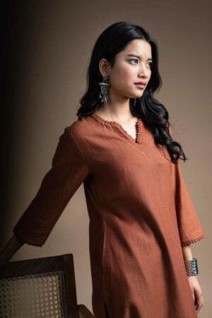 Image for Kusvaa Ws1086 Kiran Woolen Straight Fit Kurta Featured