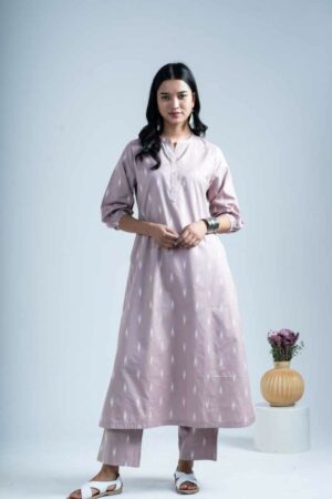 Image for Kusvaa Ws1090 Ekanta South Cotton Kurta Pant Set Featured