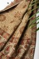 Image for Kusvaa Chdu16 Yana Assam Silk Stole Closeup
