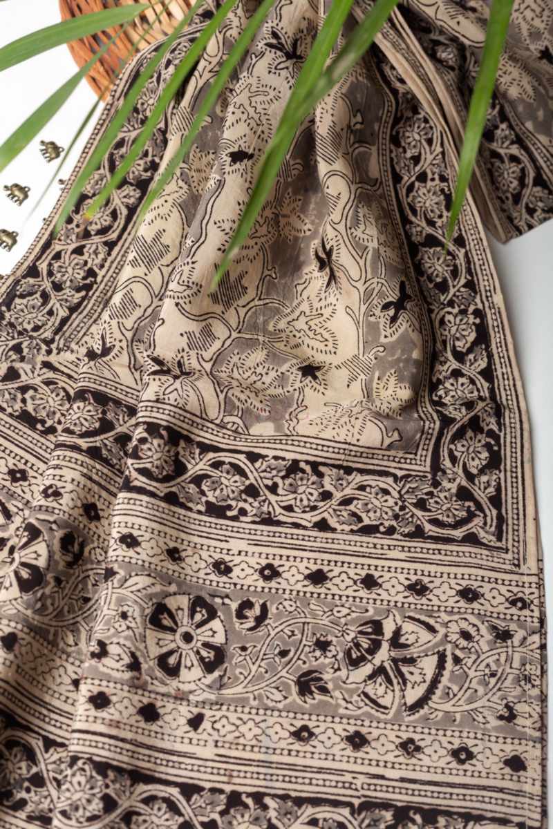 Image for Kusvaa Chdu22 Suda Assam Silk Stole Side