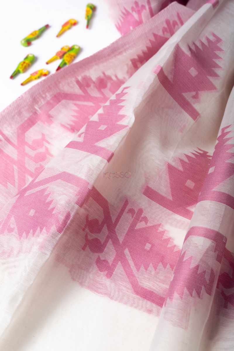 Image for Kusvaa Kudu116 Vani Chanderi Dupatta Front