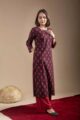 Image for Kusvaa Mbek03 Tanvi Cotton Bootil Print Kurta Front
