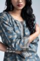 Image for Kusvaa Ne19 Rubaina Tussar Kurta Pant Set Closeup
