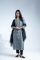 Image for Kusvaa Ne19 Rubaina Tussar Kurta Pant Set Front