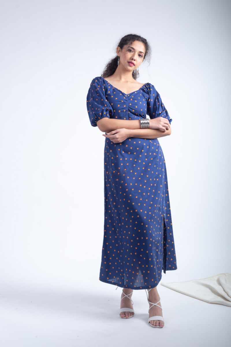 Image for Kusvaa Ne23 Lalima Cotton Dress Side