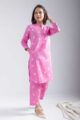Image for Kusvaa Ne29 Jiya Cotton Bandhini Print Kurta Pant Set Front New