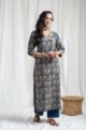 Image for Kusvaa Ne32 Suhani Cotton Kalamkari Kurta Front