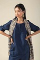 Image for Kusvaa Ne38 Tiara Linen Satin Co Ord Set Closeup 2 News