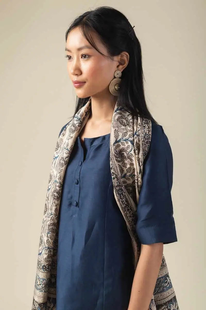 Image for Kusvaa Ne38 Tiara Linen Satin Co Ord Set Front New