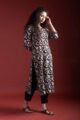 Image for Kusvaa Vcr256 Mitali Cotton Floral Jaal Print Kurta Sitting