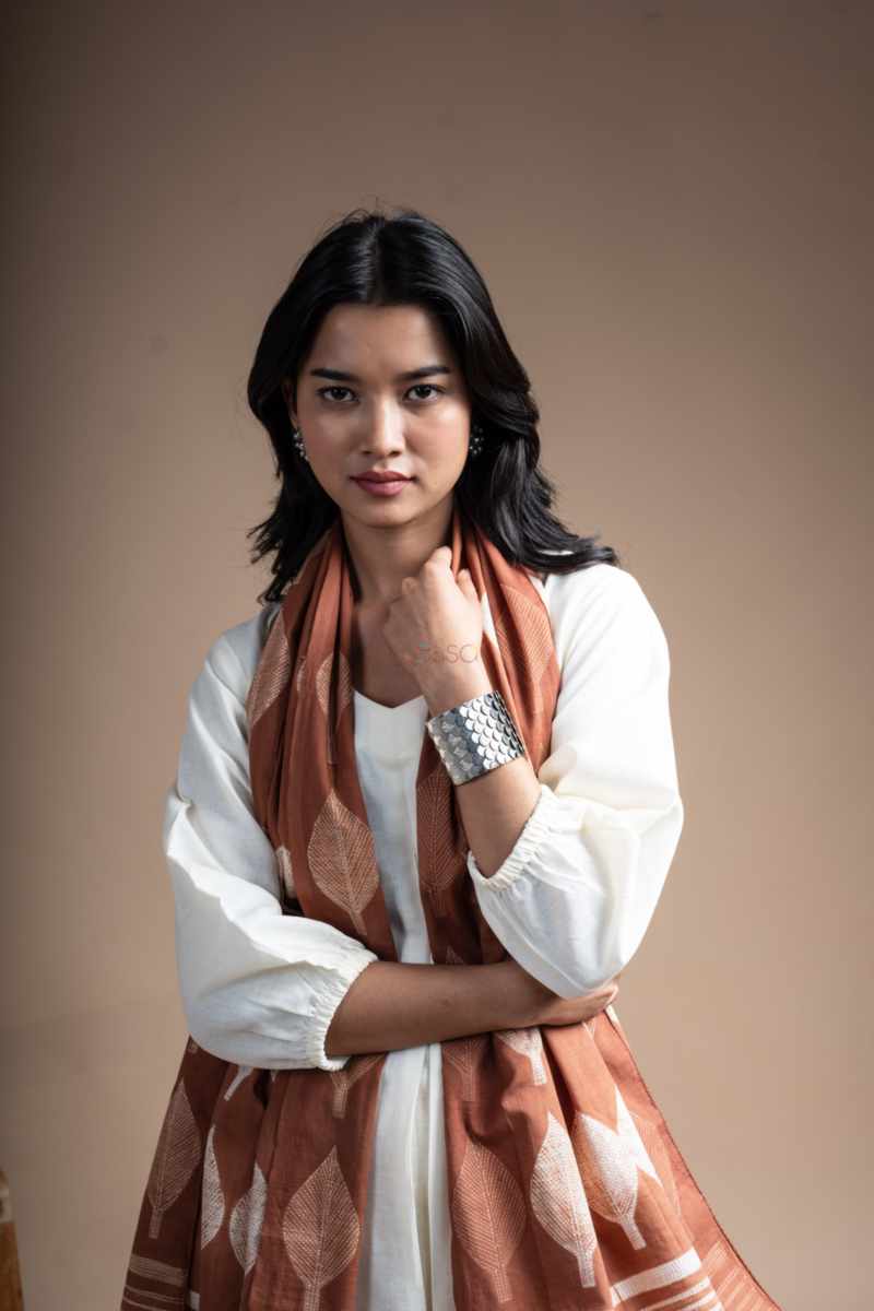 Image for Kusvaa Ws1038 Saisha Linen Dress Closeup 2