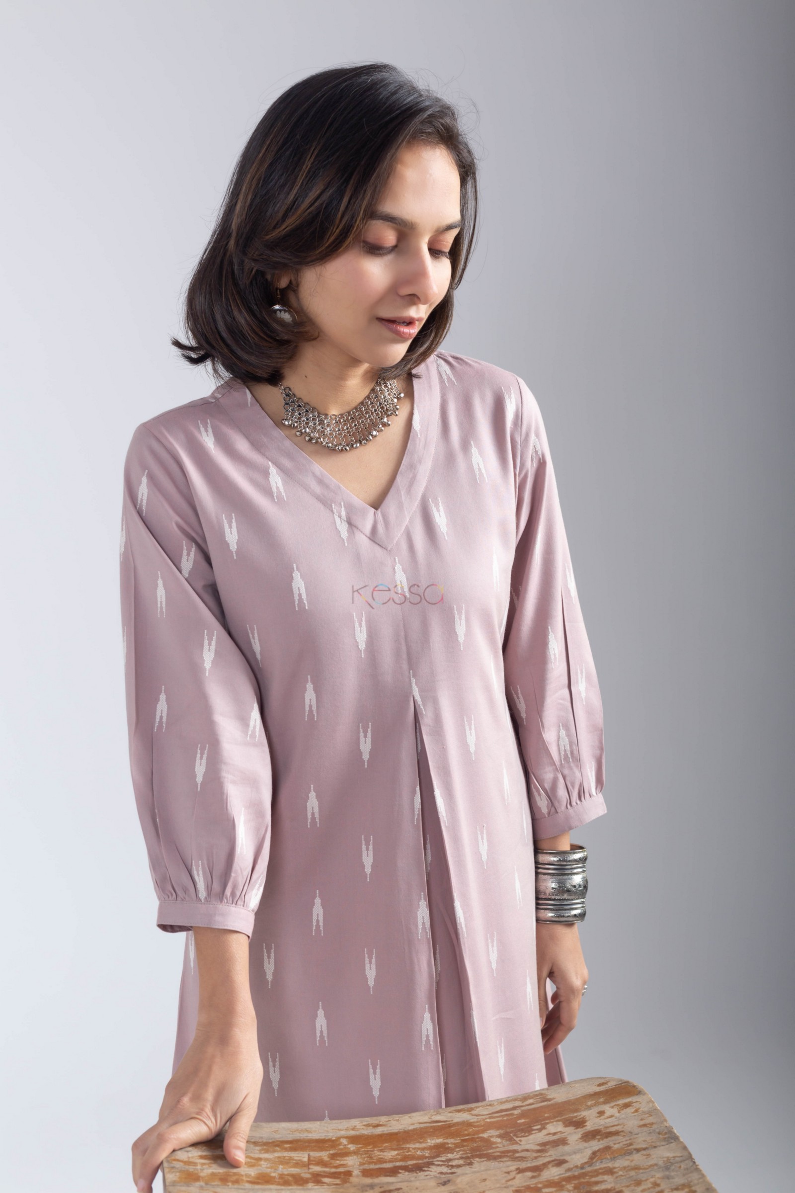 Buy Beautiful WS1091 Saesha South Dobby A Line Dress Online | Kusvaa Buy Beautiful WS1091 Saesha South Dobby A Line Dress Online | Kusvaa