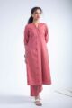 Image for Kusvaa Ws1092 Priyana South Dobby Kurta Palazzo Set Side