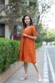 Image for Kusvaa Avdaf242 Hemlata Linen Dress Side New