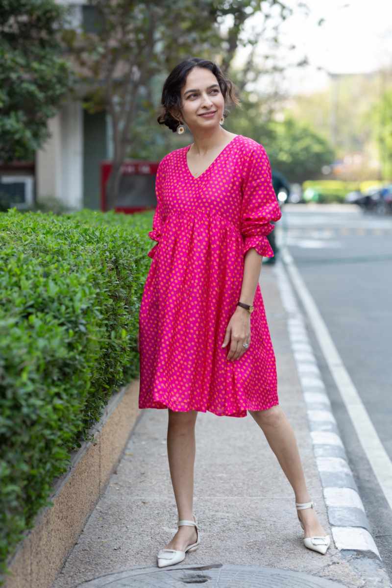 Image for Kusvaa Avdaf253 Aslesha Muslin Dress Featured New