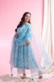 Image for Kusvaa Avdaf282 Fanisha Cotton Kurta With Kota Doriya Dupatta Set Front