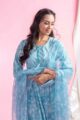 Image for Kusvaa Avdaf282 Fanisha Cotton Kurta With Kota Doriya Dupatta Set Side