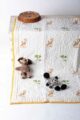 Image for Kusvaa Kaq290 Sashangi Blockprint Mulmul Baby Quilt Closeup
