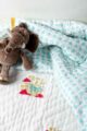 Image for Kusvaa Kaq291 Somdatta Blockprint Mulmul Baby Quilt Front