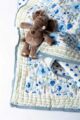 Image for Kusvaa Kaq295 Haramrit Blockprint Mulmul Baby Quilt Closeup
