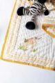 Image for Kusvaa Kaq297 Kitti Blockprint Mulmul Baby Quilt Front
