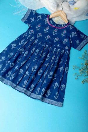 Image for Kusvaa Mbe113 Ishita Cotton Girls Frock Featured