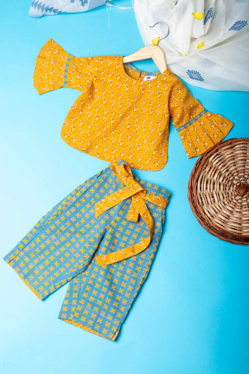 Image for Kusvaa Mbek108 Liviya Cotton Girls Top Pant Set Featured