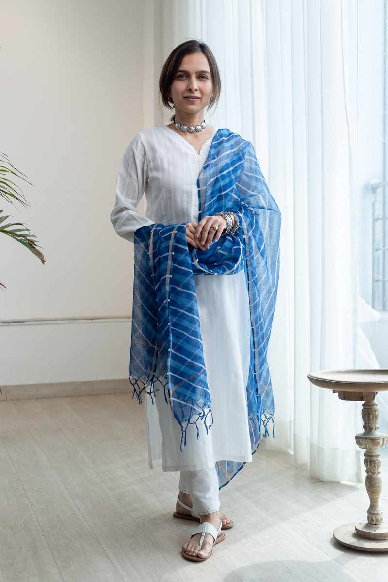 Image for Kusvaa Ne104 Dhara Cotton Straight Fit Kurta Featured New