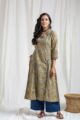 Image for Kusvaa Ne34 Ridhima Cotton Kalamkari Kurta Side