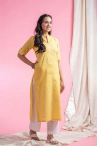 Image for Kusvaa Ne50 Varsha Cotton Straight Fit Kurta Featured