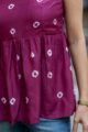 Image for Kusvaa Ws1061 Vibha Muslin Spaghetti Top Closeup 2