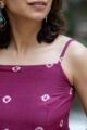 Image for Kusvaa Ws1061 Vibha Muslin Spaghetti Top Closeup