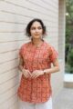 Image for Kusvaa Wsr433 Hetal Cotton Handblock Shirt Side