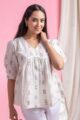 Image for Kusvaa Avdaf283 Reeva Handloom Cotton Short Top Featured
