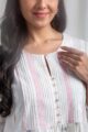 Image for Kusvaa Avdaf284 Vanhi Handloom Cotton Kurta Closeup