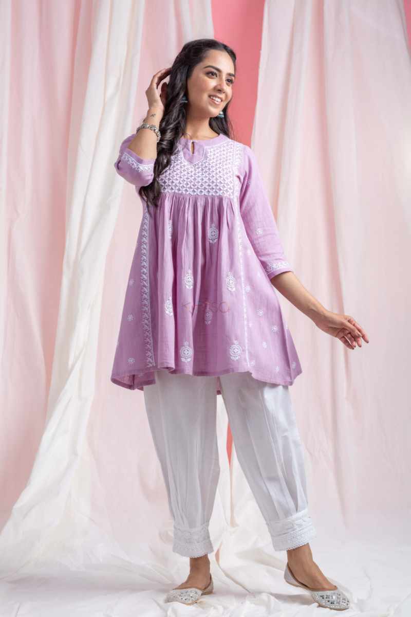 Image for Kusvaa Bpr59 Kiah Cotton Slub Short Kurti Front