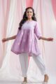 Image for Kusvaa Bpr59 Kiah Cotton Slub Short Kurti Sitting