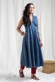 Image for Kusvaa Bpr61 Moon Cotton Handblock Kurta Side