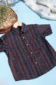 Image for Kusvaa Mbe117 Oris Cotton Boy's Half Sleeves Shrit Closeup