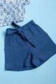 Image for Kusvaa Mbe118 Hemaksi Cotton Girl's Top Short Set Closeup