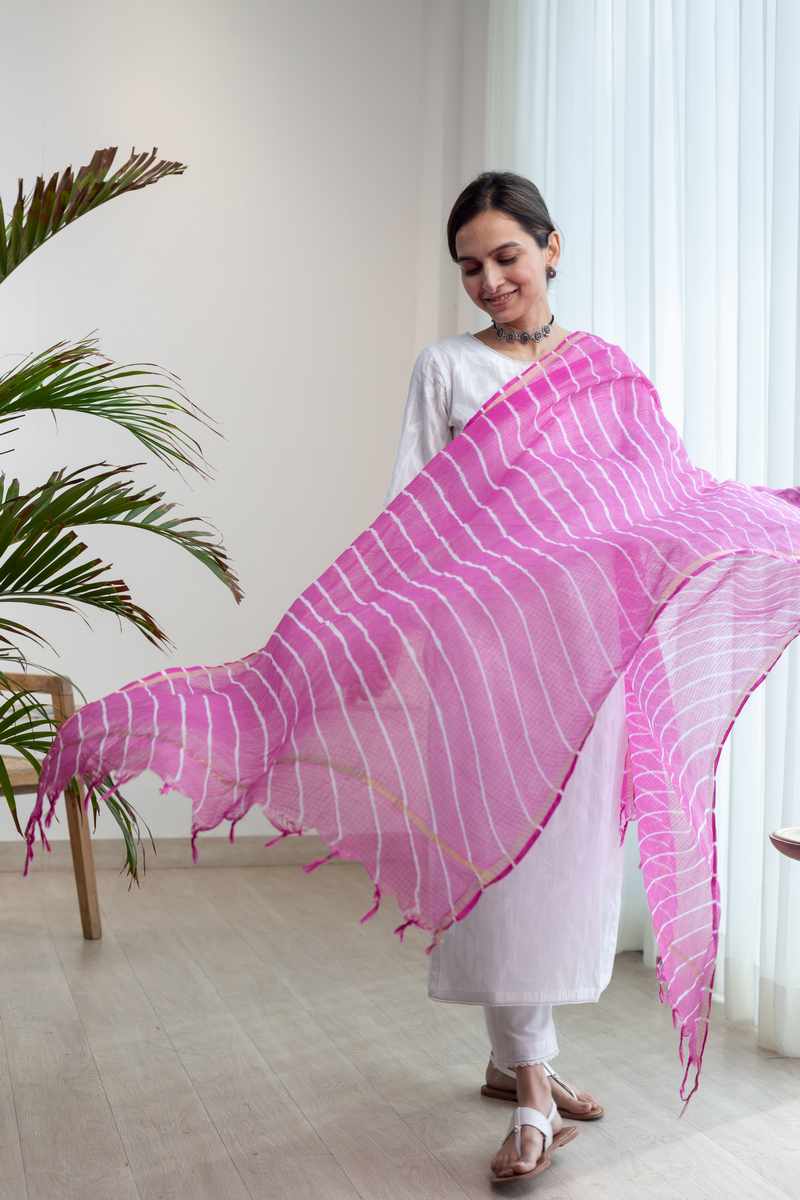Image for Kusvaa Ne103 Megha Cotton Straight Fit Kurta Side
