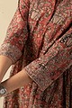 Image for Kusvaa Ne107 Joshilyn Cotton Kalamkari Dress Back Latset