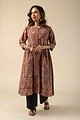 Image for Kusvaa Ne107 Joshilyn Cotton Kalamkari Dress Front Latest