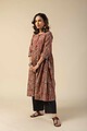 Image for Kusvaa Ne107 Joshilyn Cotton Kalamkari Dress Side Latset