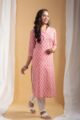 Image for Kusvaa Sa13 Anushree Cotton Straight Kurta Side