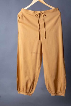 Image for Kusvaa Sap19 Cotton Salwar Camel Closeup