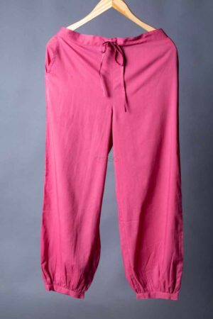 Image for Kusvaa Sap19 Cotton Salwar Lightpink Closeup 2